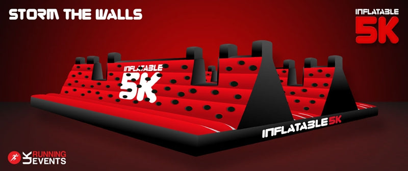 Adult Inflatable Obstacle Course Insane 5Km Inflatable Run BARRY5K04