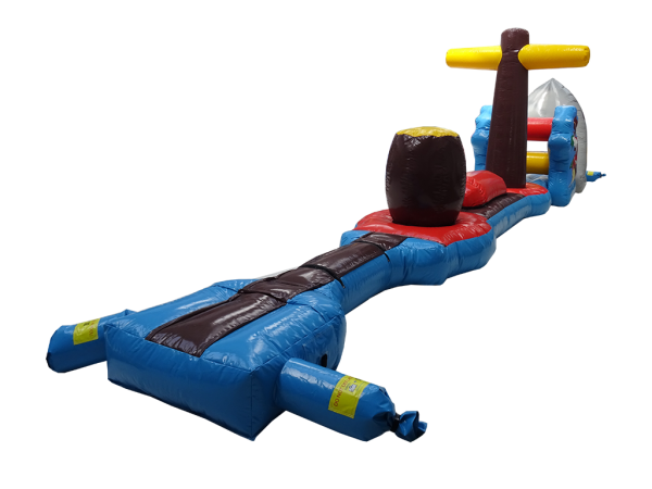 12M Shark Pirate Peril Pool Inflatable Obstacle Course In The Water BARRYAR08