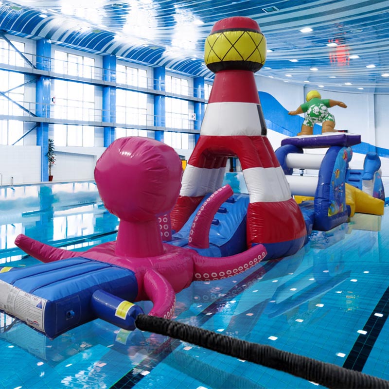 17M Sea Splash Pool Inflatable Obstacle Courses On Water BARRYAR13