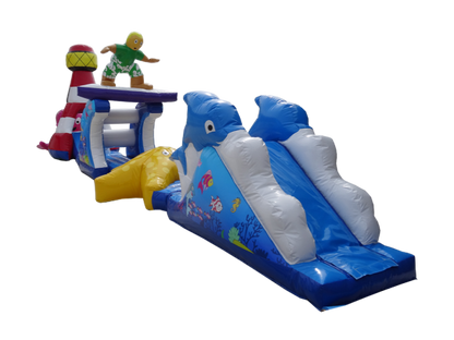 17M Sea Splash Pool Inflatable Obstacle Courses On Water BARRYAR13