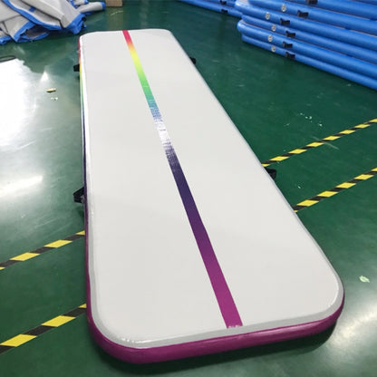 Rainbow Color Air Track Gymnastics Pad For Home BARRYAT024