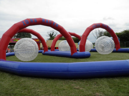 Funny Outdoor Inflatable Toys Inflatable Zorb Ball Race Ramp BARRYBALL07