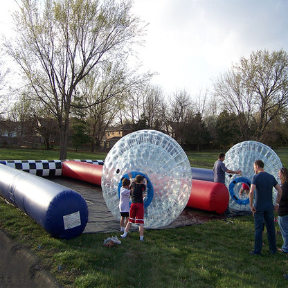 Sporting Events Inflatable Zorb Ball Race Track Go Kart Racing Track  BARRYBALL09