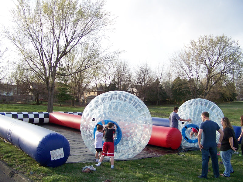 Sporting Events Inflatable Zorb Ball Race Track Go Kart Racing Track  BARRYBALL09