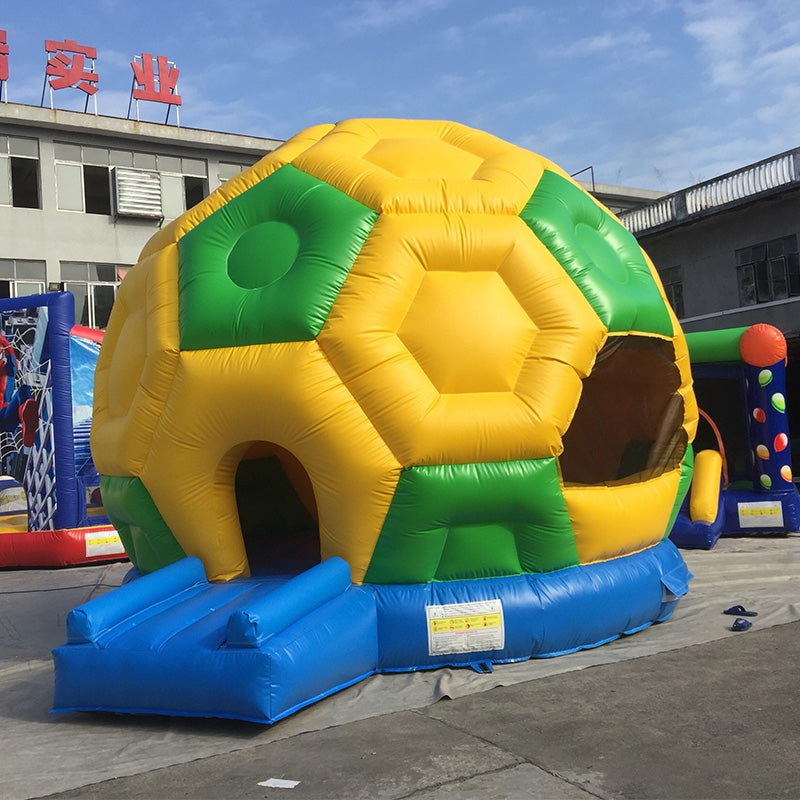 Outdoor Large Yellow Jumping Castle Soccer Bounce House BARRYBH019