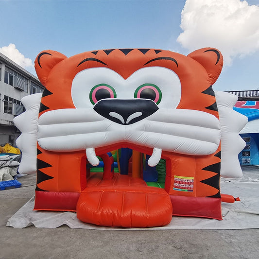 Cartoon Character Theme Kids Toddler Tiger Jumper Bounce House BARRYBH08