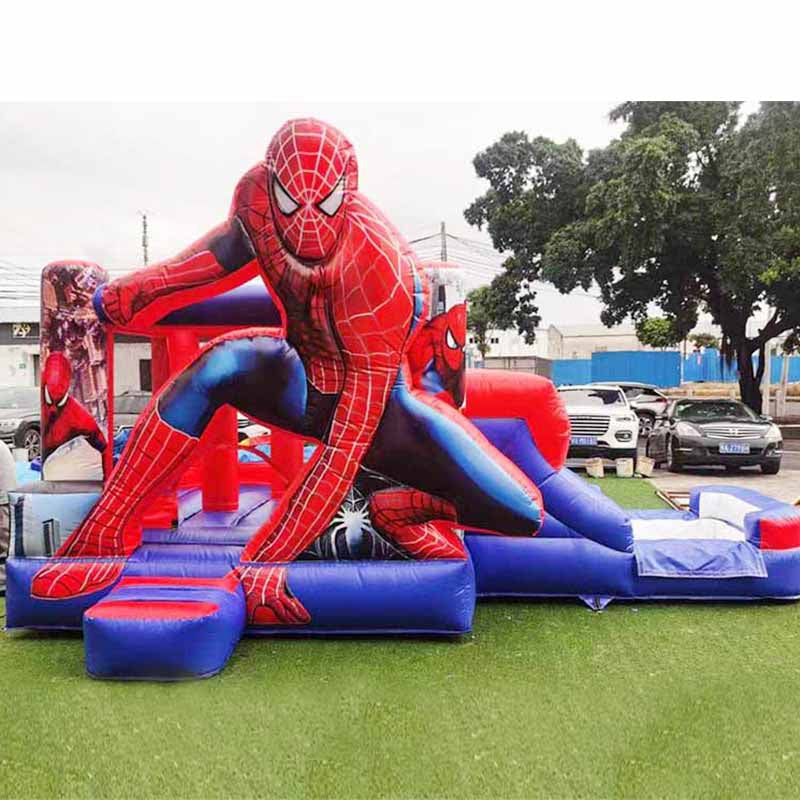 Kids Favorite Spiderman Bounce House With Slide BARRYBS01