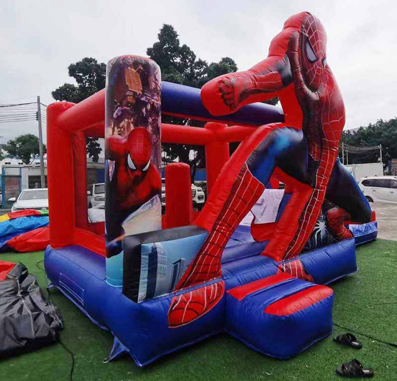 Kids Favorite Spiderman Bounce House With Slide BARRYBS01