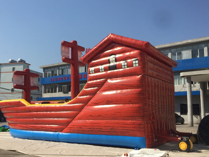 0.55Mm Commercial Pvc Inflatable Pirate Ship Jumping Castle BARRYBS013