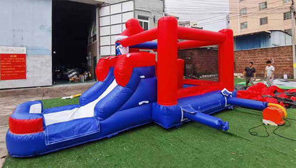 Kids Favorite Spiderman Bounce House With Slide BARRYBS01