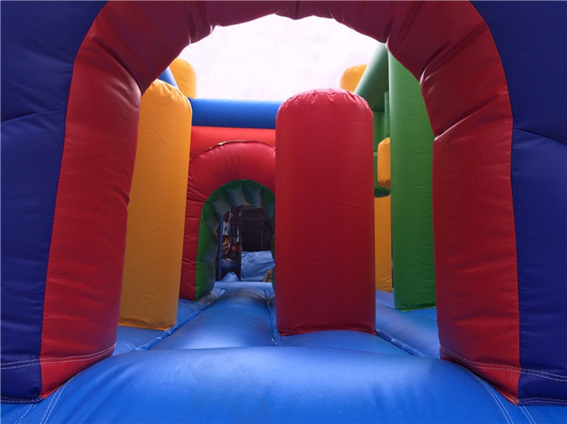 Lovely Kids Safety Clown Bouncy Castle With Slide BARRYBS017