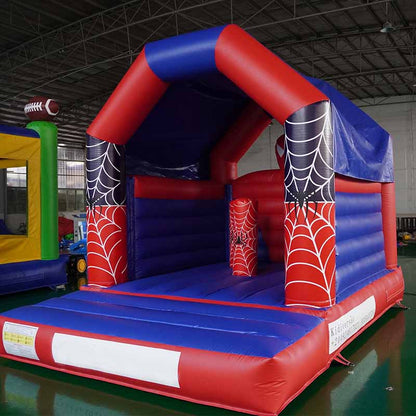 Kids Commercial Blow Up Jump House Spider Man Bouncy House BARRYBS022