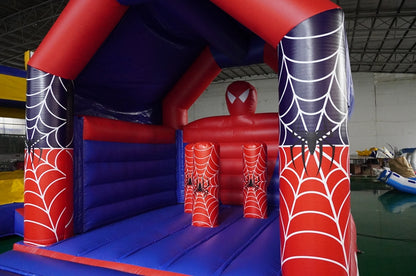 Kids Commercial Blow Up Jump House Spider Man Bouncy House BARRYBS022