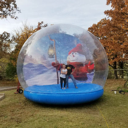 Outdoor Christmas Yard Decoration Giant Inflatable Snow Globe BARRYCI01