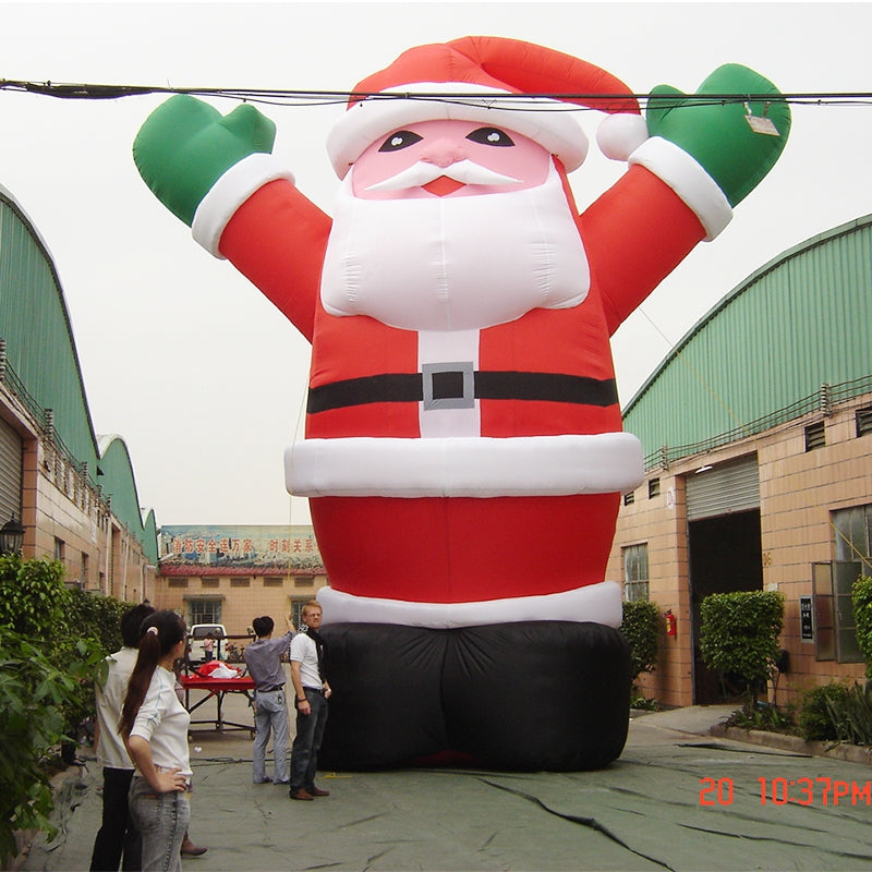 Holiday Advertising Blow Up Christmas Decorations Inflatable Santa BARRYCI03