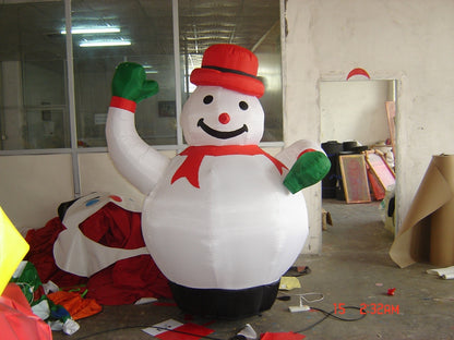 Christmas Winter White Giant Frosty The Snowman Inflatable BARRYCI04