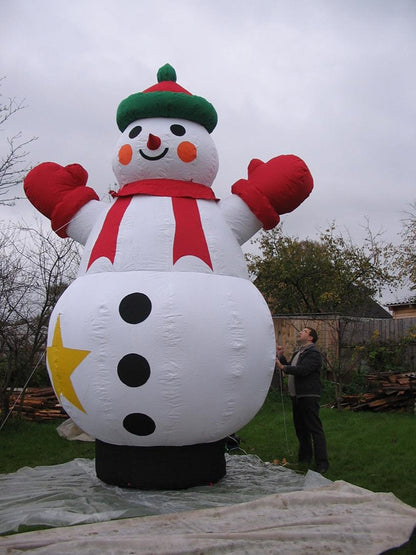 Christmas Winter White Giant Frosty The Snowman Inflatable BARRYCI04