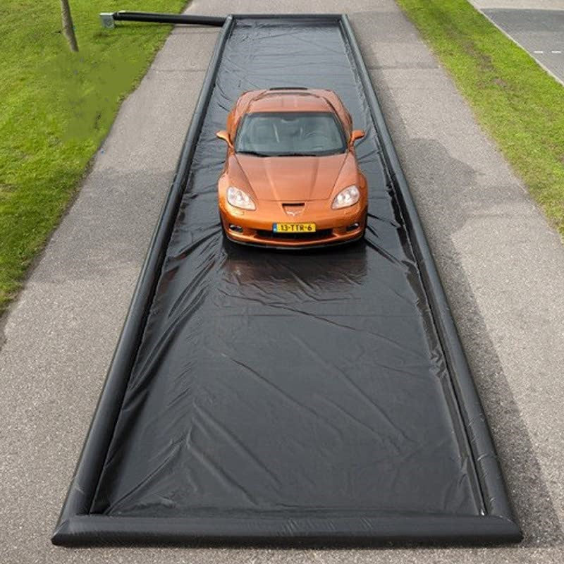 Pvc Inflatable Car Wash Mat Snow Ice Water And Mud Garage Floor Mat BARRYCM014