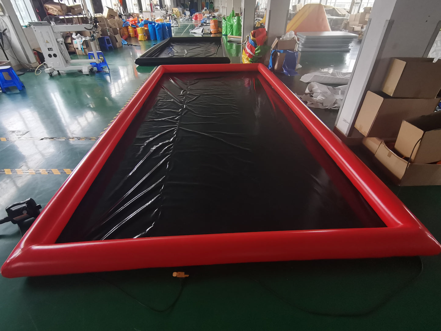 For Washing Car Soft Pvc  Mobile Inflatable Water Collector Mat BARRYCM03