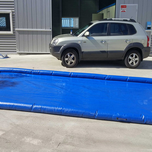 Pvc Coated Tarpaulin Cleaning Car Truck Inflatable Vehicle Wash Mats BARRYCM04