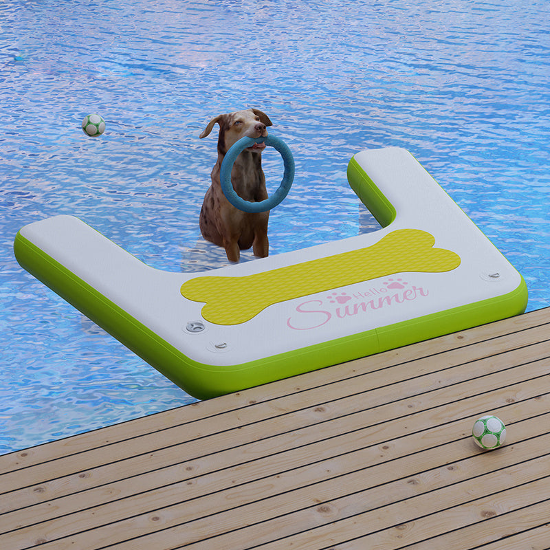 Inflatable Dog Ramp For Swimming Pool Stairs And Ramps For Dogs BARRYDR012