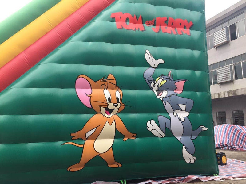 Tom And Jerry Double Lanes Inflatable Slide Blow Up BARRYDS02