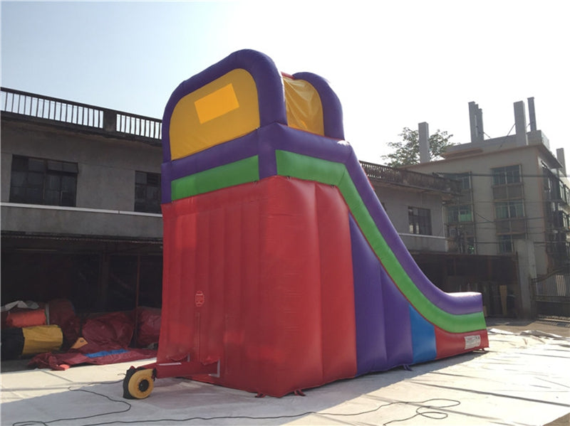 0.55 Pvc Rainbow Kids Inflatable Dry Slide Blow Up Slide BARRYDS03