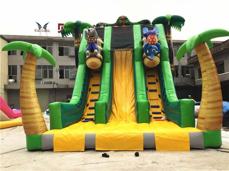 Blow Up Water Play Palm Tree Adult Slide BARRYDS06