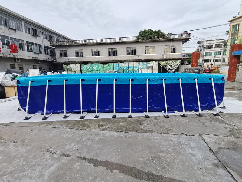 Square Shaped Frame Pool Water Park Above Ground Swimming Pools BARRYFP012