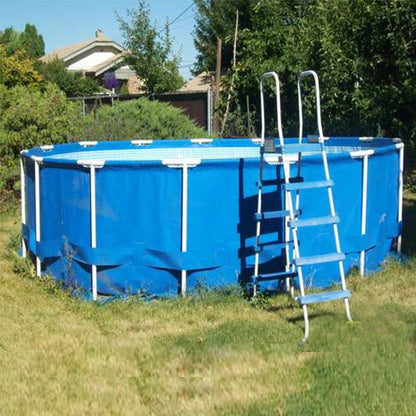 Kids Backyard Round Siwimming Pool Above Ground Pool With Metal Frame BARRYFP09