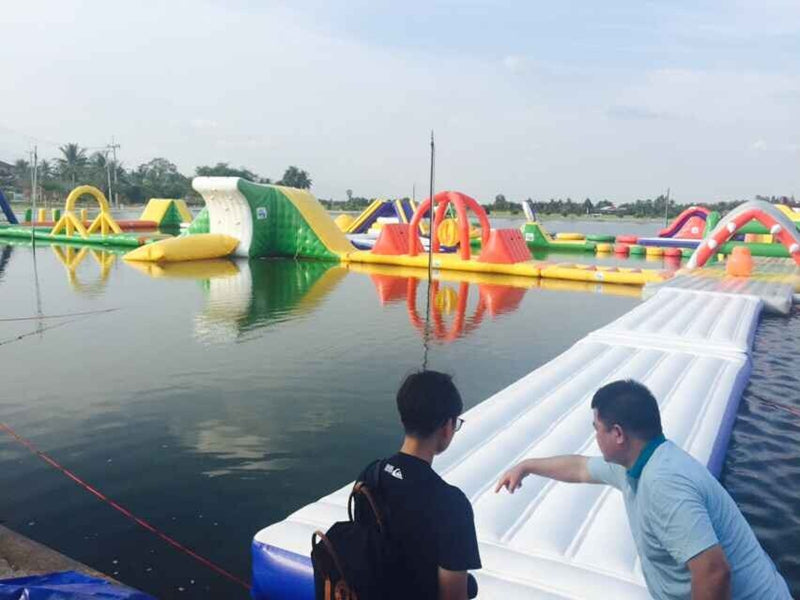 Outdoor Sea Floating Island Inflatable Water Park BARRYFW01