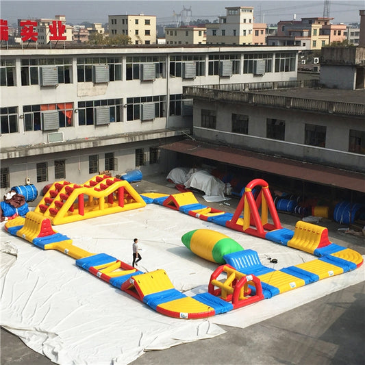 Commercial Beach Floating Inflatable Water Park On Water BARRYFW03