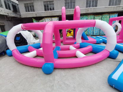 Outdoor Floating Island Sea Pool Inflatable Aqua Park BARRYFW07