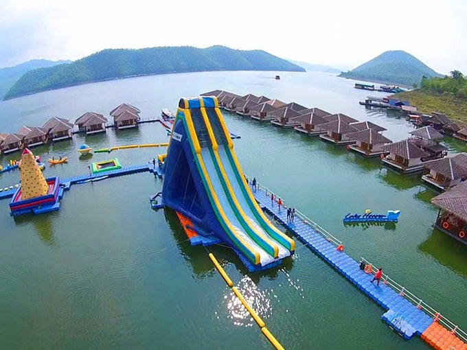 Ocean Aqua Park Giant Inflatable Water Floating Island BARRYFW12