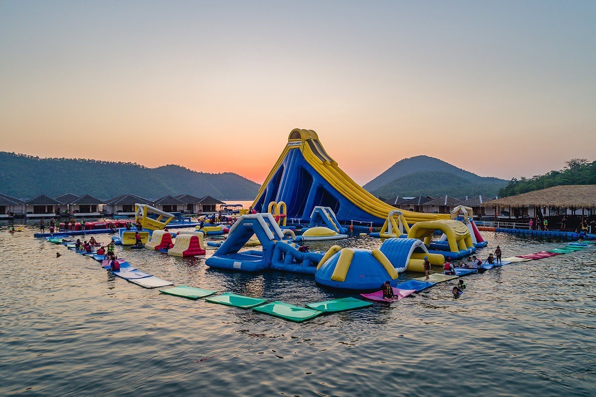 Ocean Aqua Park Giant Inflatable Water Floating Island BARRYFW12