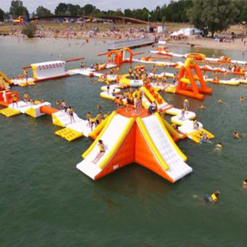 Amazing Watersport Park Lake Inflatable Water Park On Water BARRYFW17