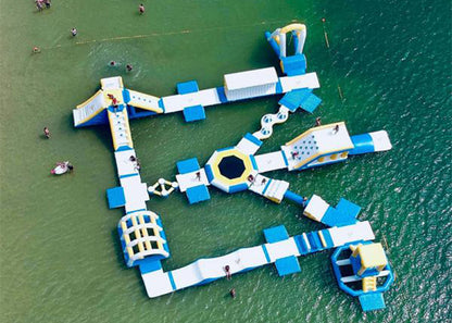 Commercial Oem/Odm Outdoor Event Lake Inflatable Water Park BARRYFW20