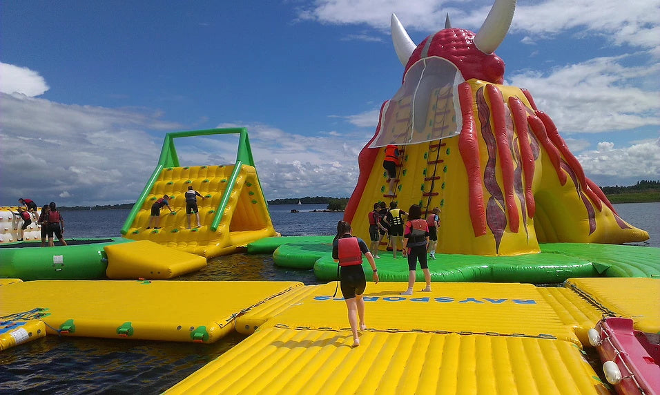 Customize Waterpark New Design Inflatable Lake Park BARRYFW24