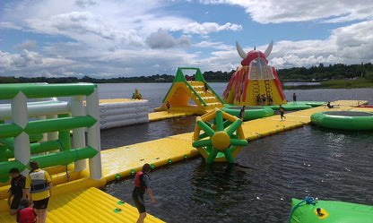 Customize Waterpark New Design Inflatable Lake Park BARRYFW24