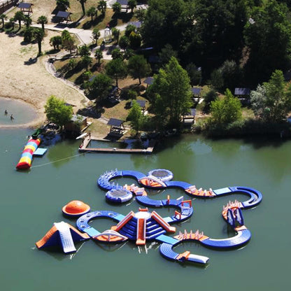 Water Theme Park For Beach Inflatable Floating Seaside Water Park BARRYFW28