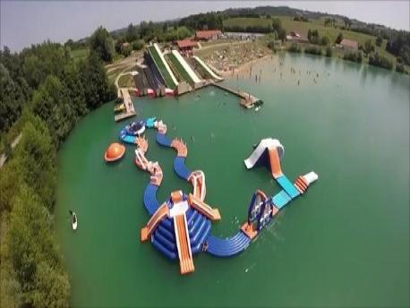 Water Theme Park For Beach Inflatable Floating Seaside Water Park BARRYFW28