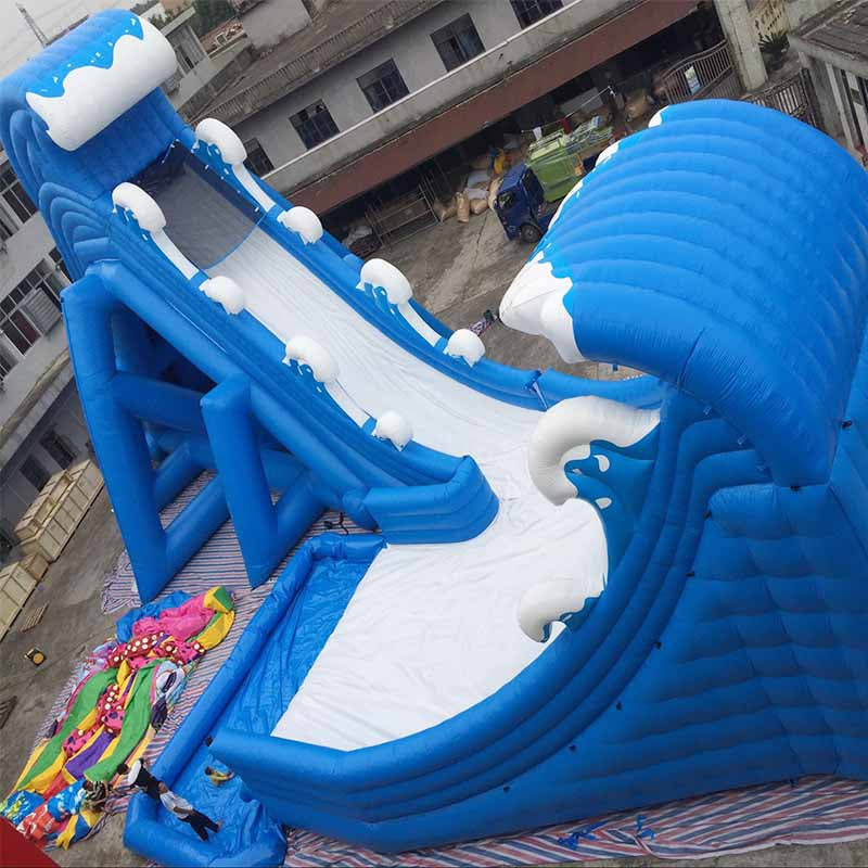 High Splash Wave Giant Blow Up Water Slide BARRYGS01