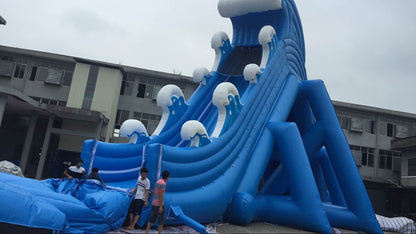 High Splash Wave Giant Blow Up Water Slide BARRYGS01