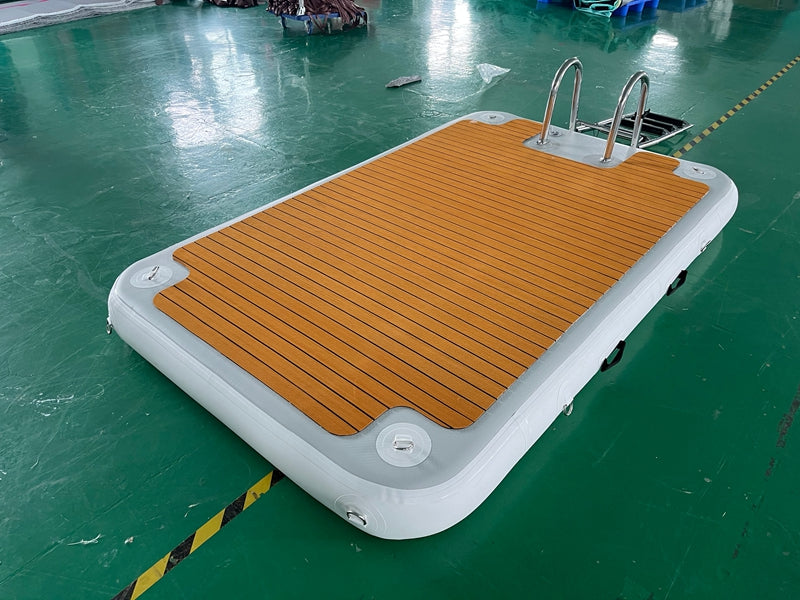 Drop Stitch Dwf Material Ladder Inflatable Floating Dock BARRYID03