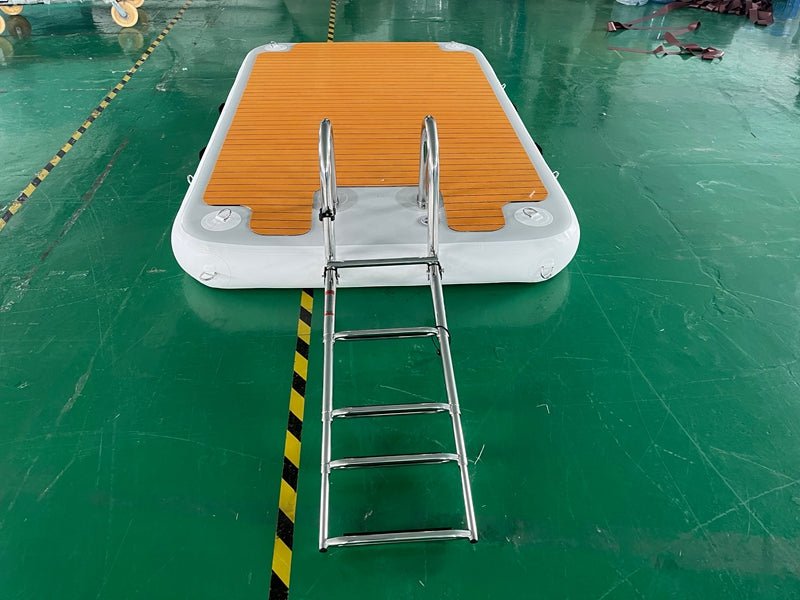 Drop Stitch Dwf Material Ladder Inflatable Floating Dock BARRYID03