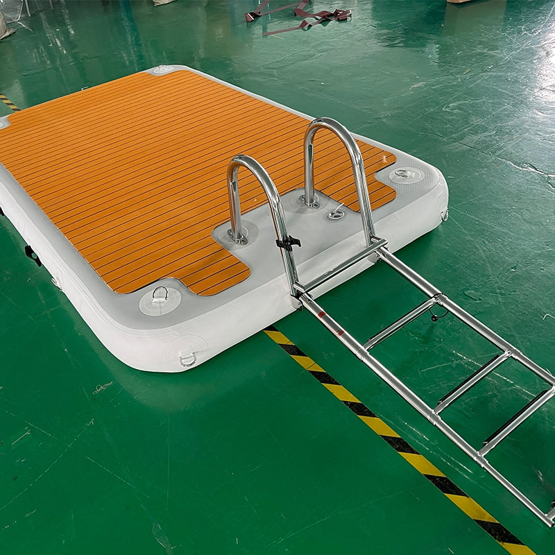 Drop Stitch Dwf Material Ladder Inflatable Floating Dock BARRYID03