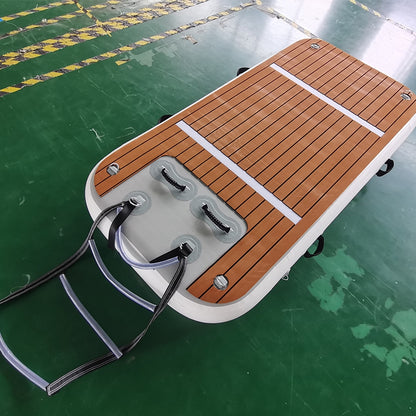 Sun Bathing Swim Play Wakeboard Inflatable Dock Boat BARRYID08