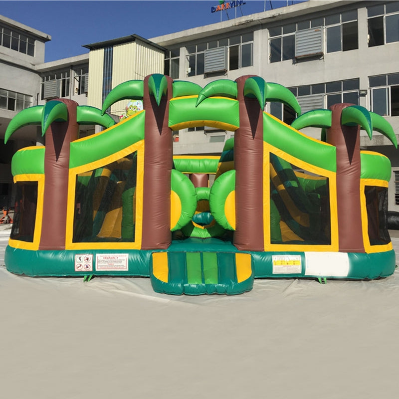 Palm Tree Jungle Kids Bounce House Playground BARRYIP01