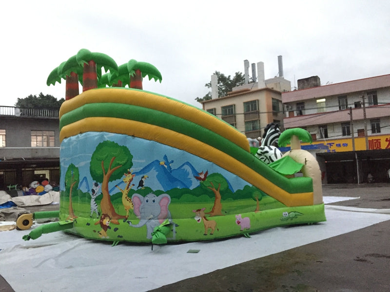 Palm Tree Tropical Kids Toddler Inflatable Bouncy Castle Theme Park BARRYIP06