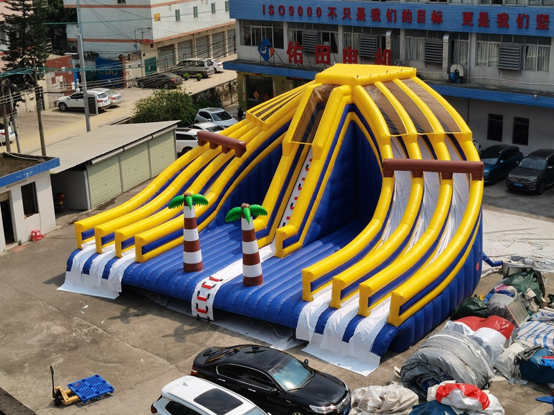 Fun Park Water With Pool Inflatable Jungle Aqua Park BARRYLWP05